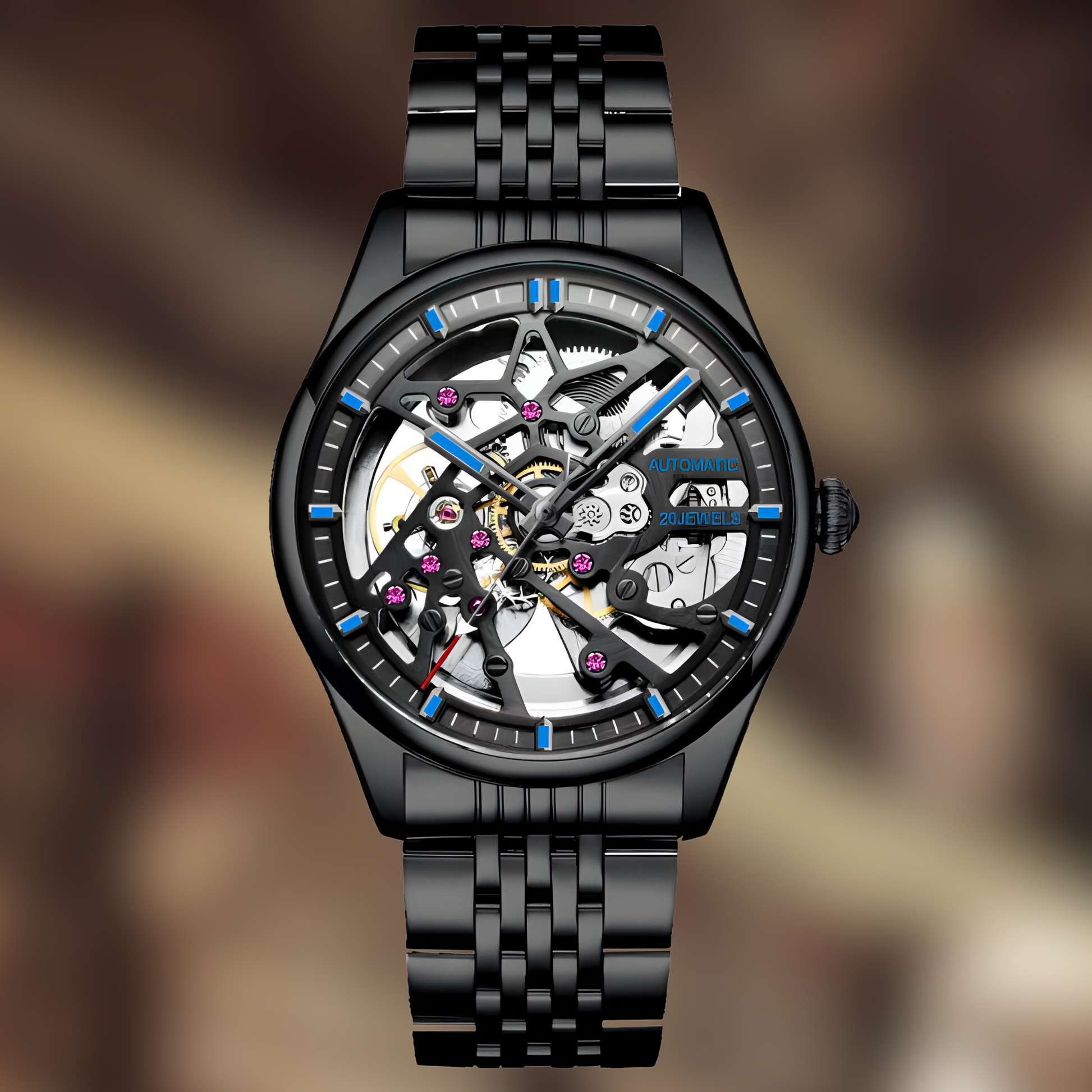 Montre Squelette Homme Subtilité Mécanique