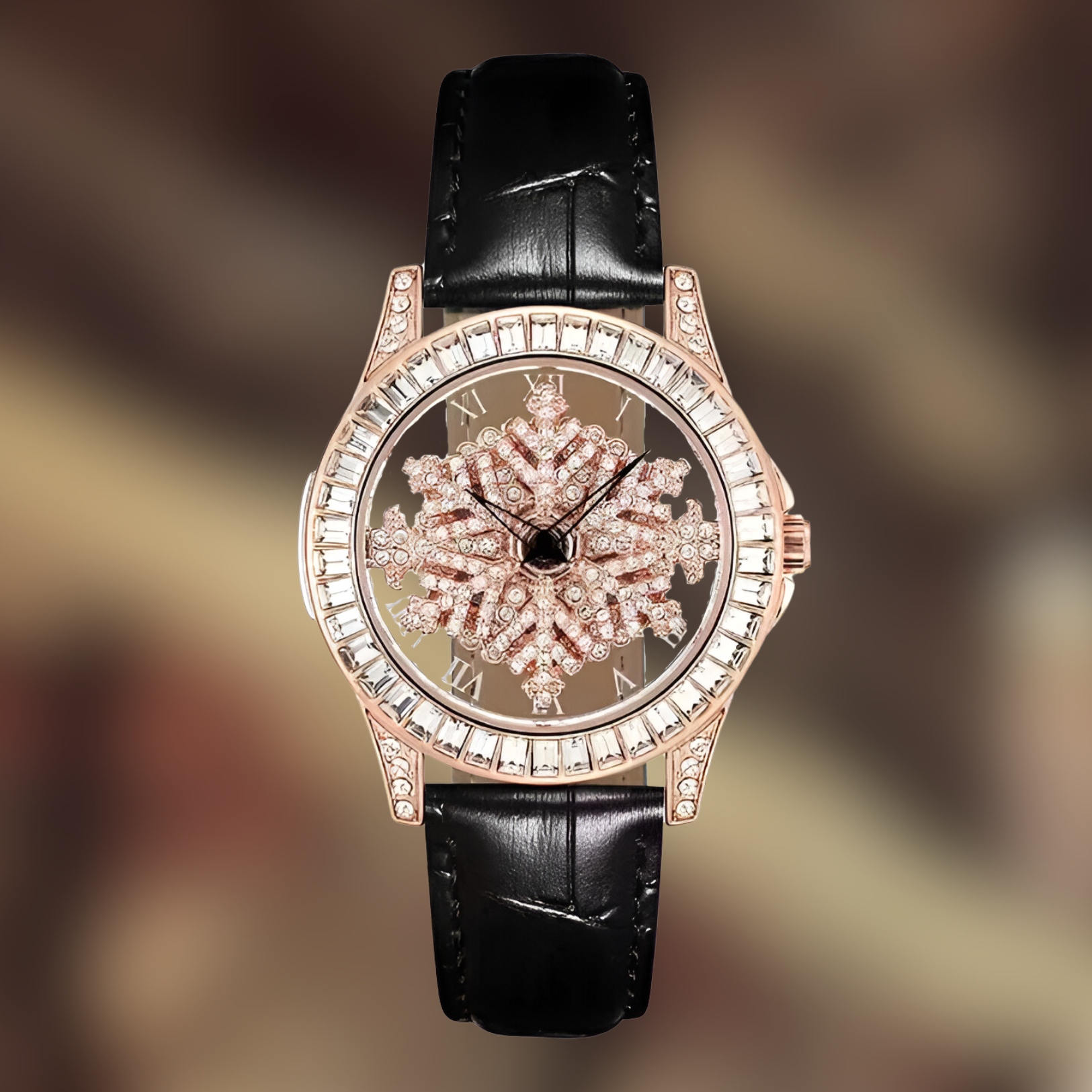 Montre Squelette Femme Snowflake